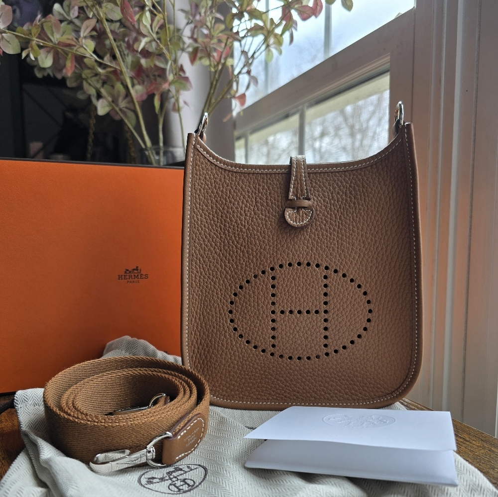 NEW Hermès Evelyne 16 TPM- Taurillon Clemence & Palladium Hardware W 2024 Series